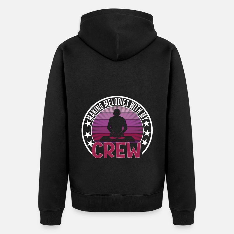 Fête - Veste à capuche bio Premium Unisexe - noir