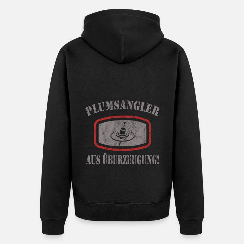 Pêche - Veste à capuche bio Premium Unisexe - noir