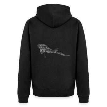 Plongée Hommes Plongeur Plongeur Plongée sous-marine - Veste à capuche bio Premium Unisexe - noir - Dos - Nico (187cm)
