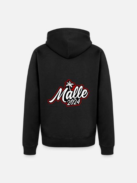 Malle 2024 - Unisex Premium Bio Zip Hoodie - Schwarz