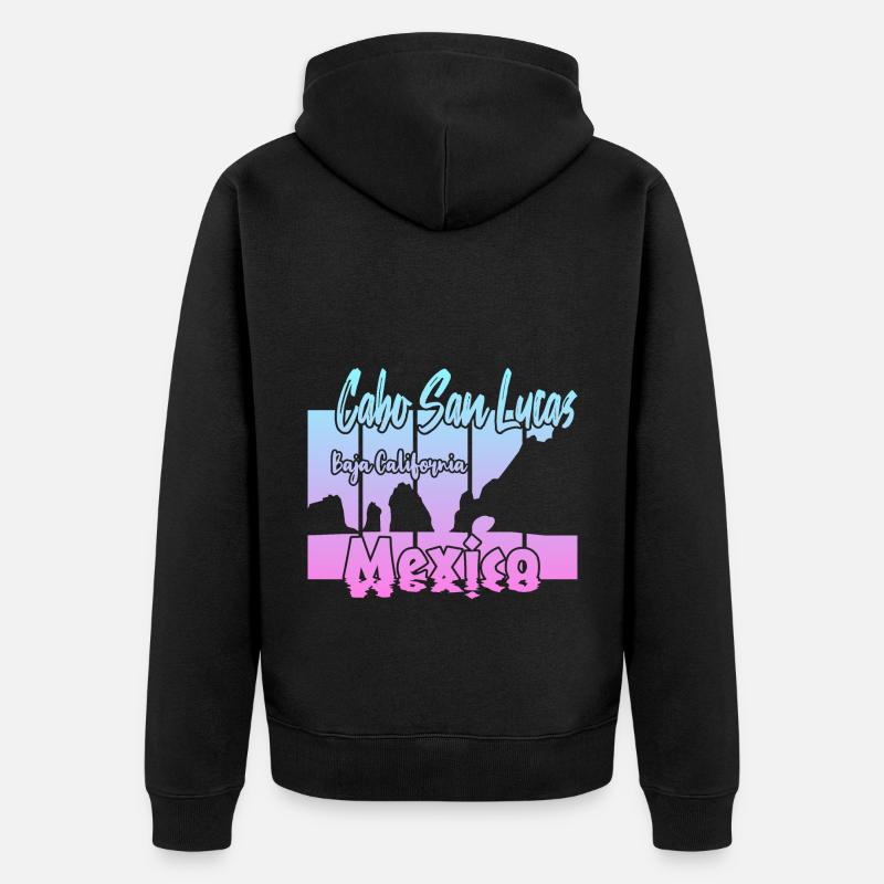 Cabo San Lucas Mexique - Veste à capuche bio Premium Unisexe - noir