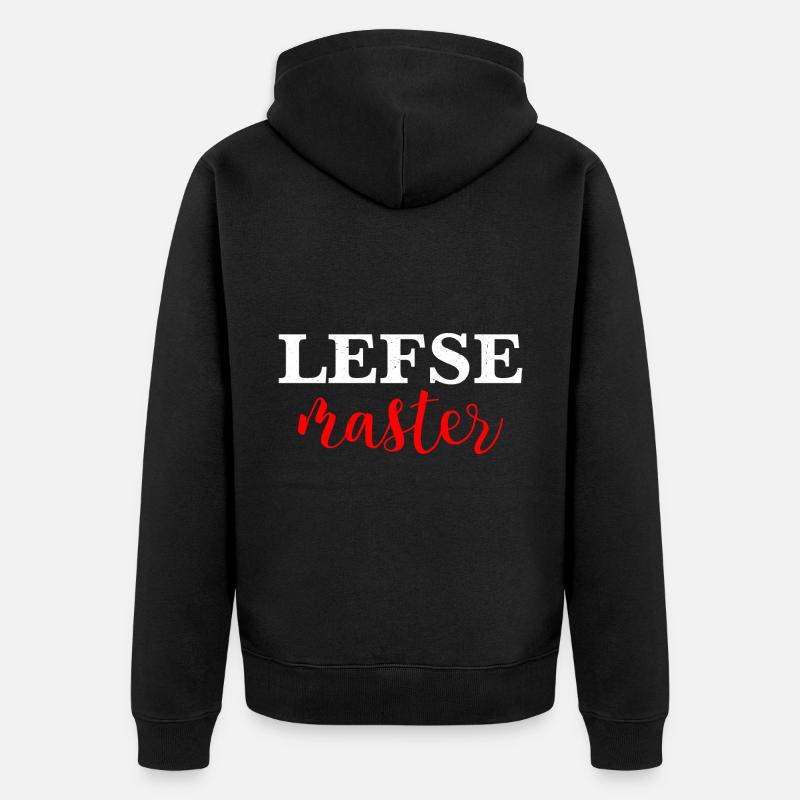 Lefse Master 18 - Veste à capuche bio Premium Unisexe - noir