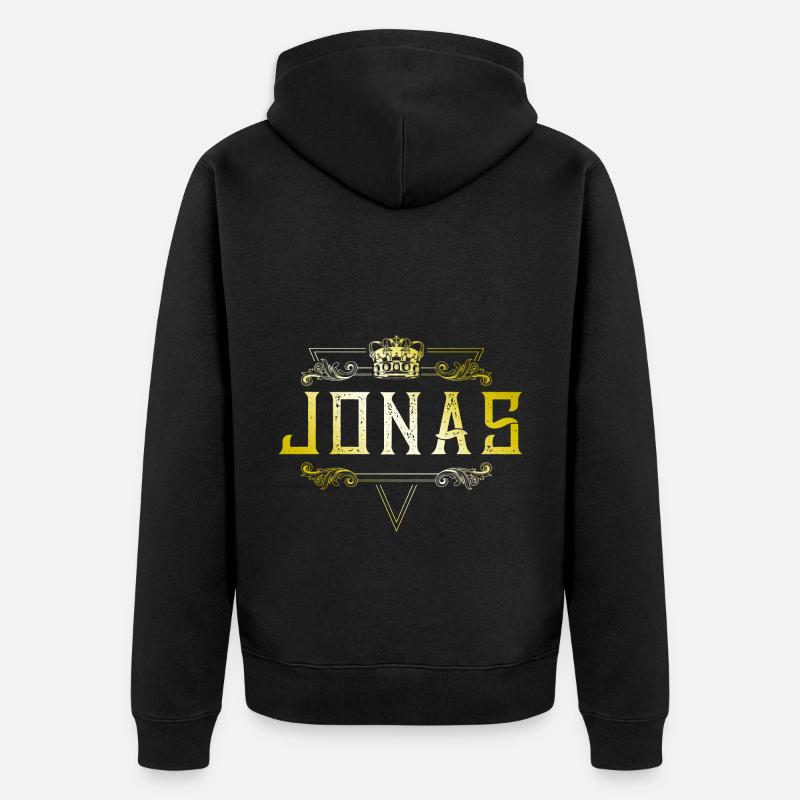 Jonas - Veste à capuche bio Premium Unisexe - noir