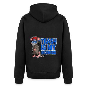 Conception d’opossum pour les amateurs d’opossum et d’opossum - Veste à capuche bio Premium Unisexe - noir - Dos - Nico (187cm)