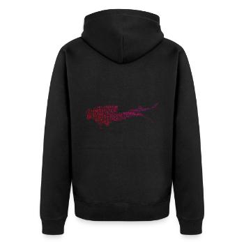 Plongée Homme Plongeur Plongée Sous-Marine - Veste à capuche bio Premium Unisexe - noir - Dos - Nico (187cm)