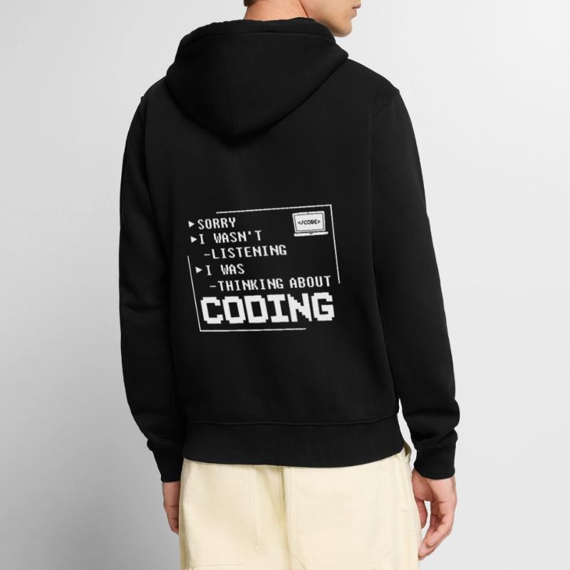Programmierer Programmieren Computerentwickler Pc Unisex Premium Bio Zip Hoodie