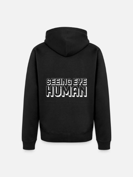 Seeing Eye Human 27 - Unisex Premium Organic Zip Hoodie - black