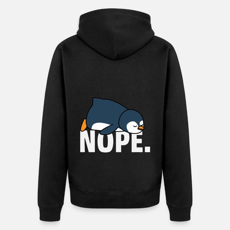 Pingouin - Veste à capuche bio Premium Unisexe - noir