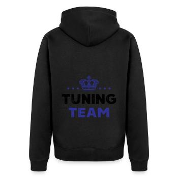 Équipe de tuning - Veste à capuche bio Premium Unisexe - noir - Dos - Nico (187cm)