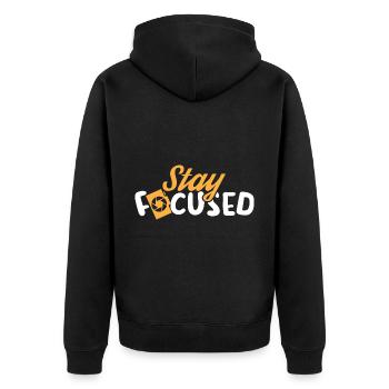 Photographer Photos Photo Cameraman Paparazzo - Unisex Premium Organic Zip Hoodie - black - Back - Nico (187cm)