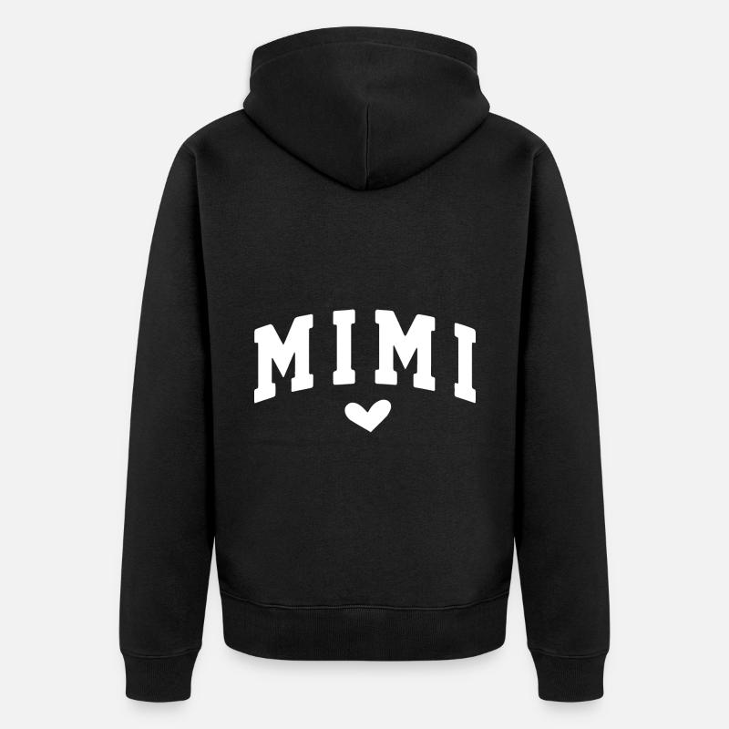 Mimi - Veste à capuche bio Premium Unisexe - noir