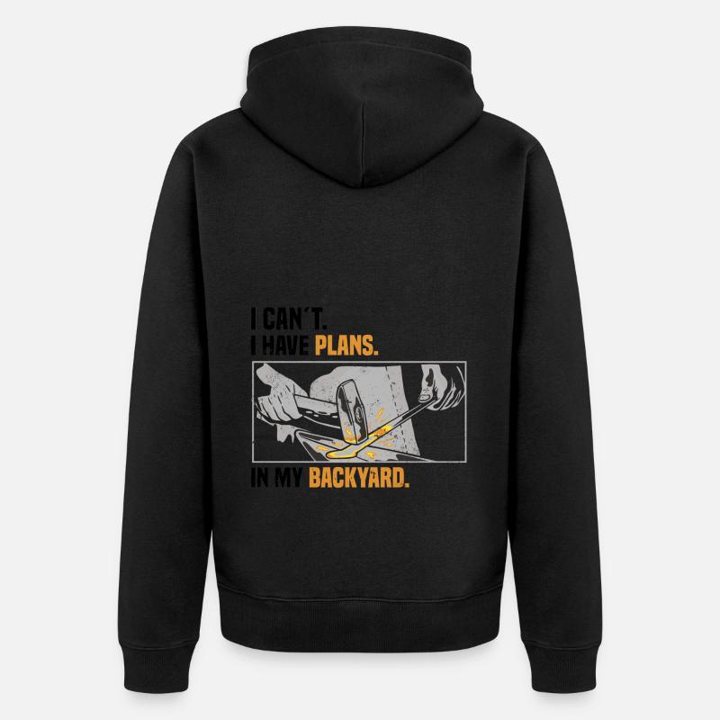 Forger - Veste à capuche bio Premium Unisexe - noir