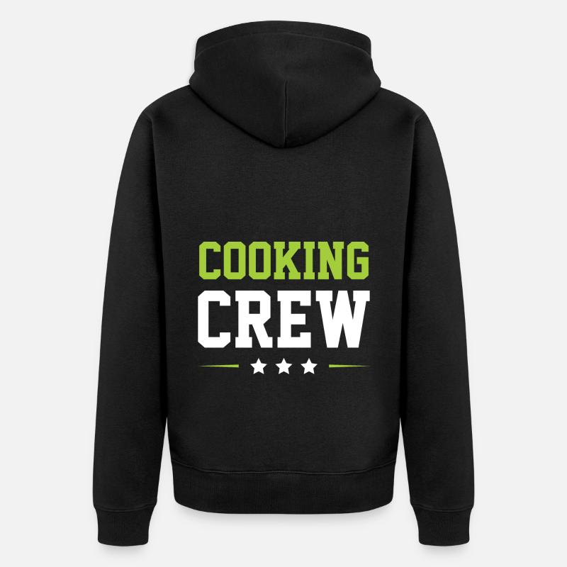 Équipe de cuisson - Veste à capuche bio Premium Unisexe - noir