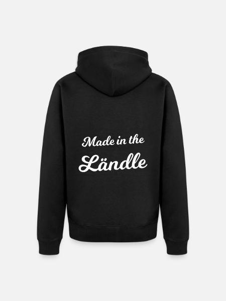 From the south of Germany - Unisex Premium Organic Zip Hoodie - black