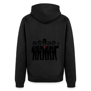 Bachelor Team Groom - Veste à capuche bio Premium Unisexe - noir - Dos - Nico (187cm)