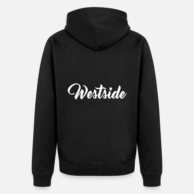 Westside Westen Ouest - Veste à capuche bio Premium Unisexe - noir