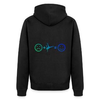 Hip Hop Breakdance Bgirl Break Dance Femmes - Veste à capuche bio Premium Unisexe - noir - Dos - Nico (187cm)