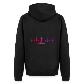 Stand up Paddling Sup Femme Stand up Paddlin - Veste à capuche bio Premium Unisexe - noir - Dos - Nico (187cm)