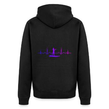 Stand up Paddle Board Standup Paddleboard - Veste à capuche bio Premium Unisexe - noir - Dos - Nico (187cm)