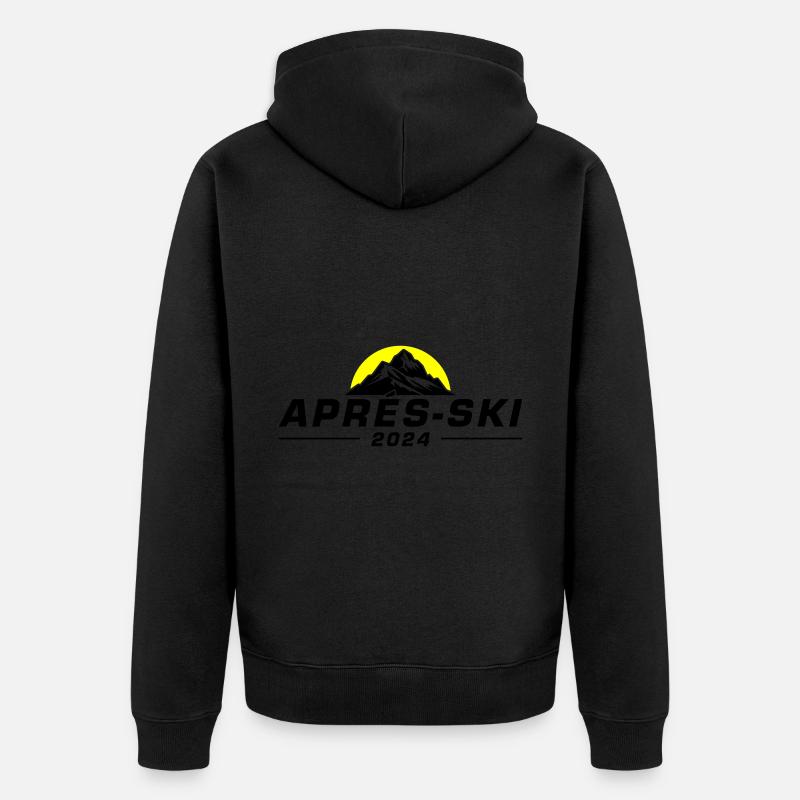 Après-ski 2024 - Veste à capuche bio Premium Unisexe - noir