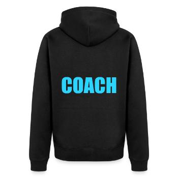 Coach - Veste à capuche bio Premium Unisexe - noir - Dos - Nico (187cm)