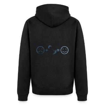 Kitesurf Kitesurfer Kitesurfen Kiten Kite - Veste à capuche bio Premium Unisexe - noir - Dos - Nico (187cm)