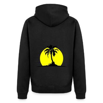Soleil de Palm Island - Veste à capuche bio Premium Unisexe - noir - Dos - Nico (187cm)