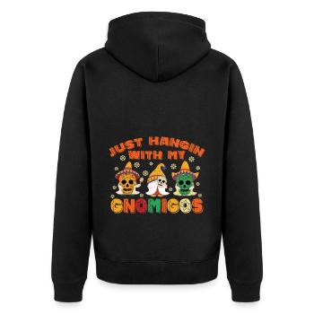 Dwarves Cinco De Mayo Mexican Fiesta - Unisex Premium Organic Zip Hoodie - black - Back - Nico (187cm)