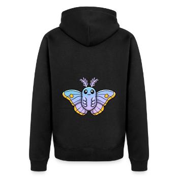Biologiste scientifique en biologie - Veste à capuche bio Premium Unisexe - noir - Dos - Nico (187cm)