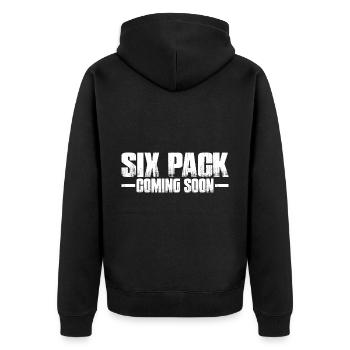 Pack de six bientôt disponible 61 - Veste à capuche bio Premium Unisexe - noir - Dos - Nico (187cm)