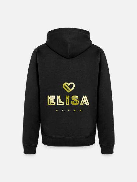Elisa Herz - Veste à capuche bio Premium Unisexe - noir