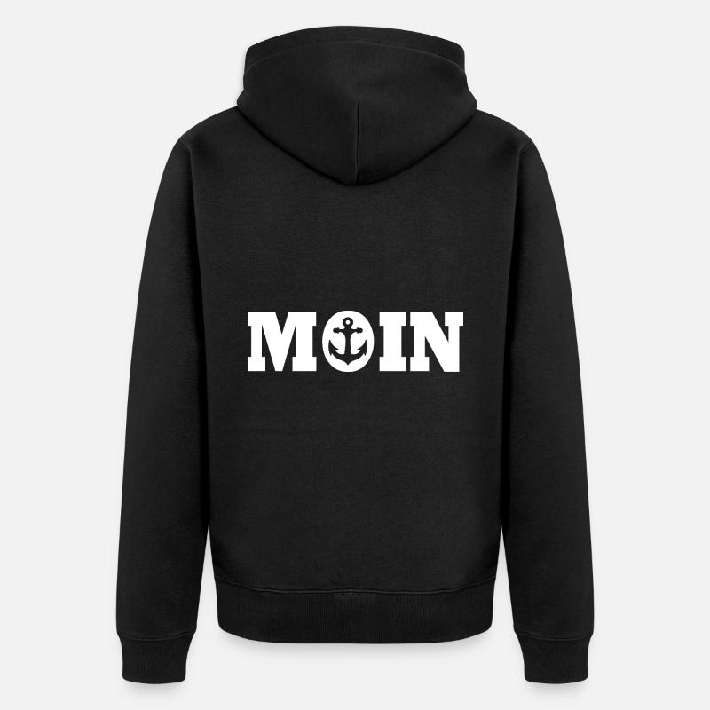 Moin - Veste à capuche bio Premium Unisexe - noir