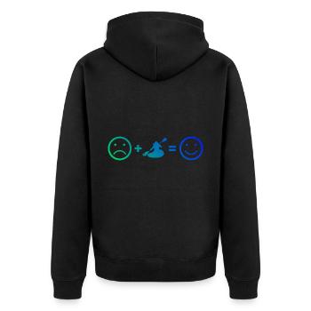 Hommes Femmes Kayak Kayak Canoë Kayak - Veste à capuche bio Premium Unisexe - noir - Dos - Nico (187cm)