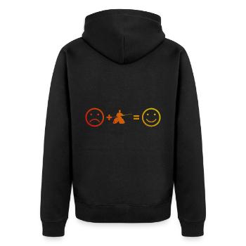 Aikidoka Aikido Women's Martial Arts Martial Arts Martial Arts - Unisex Premium Organic Zip Hoodie - black - Back - Nico (187cm)
