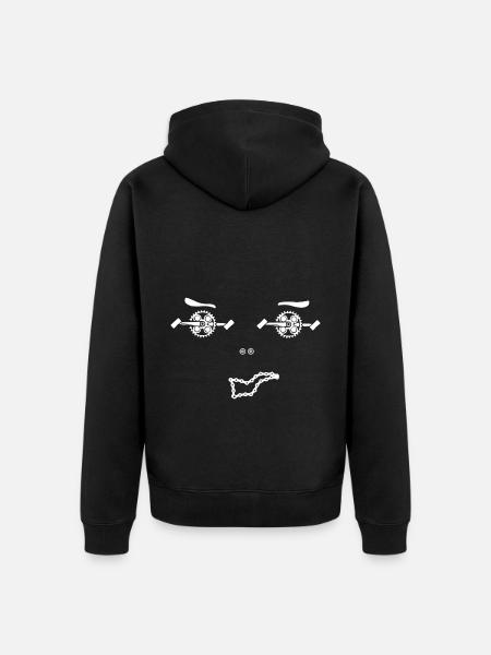 Zyklus - (9) - Unisex Premium Bio Zip Hoodie - Schwarz