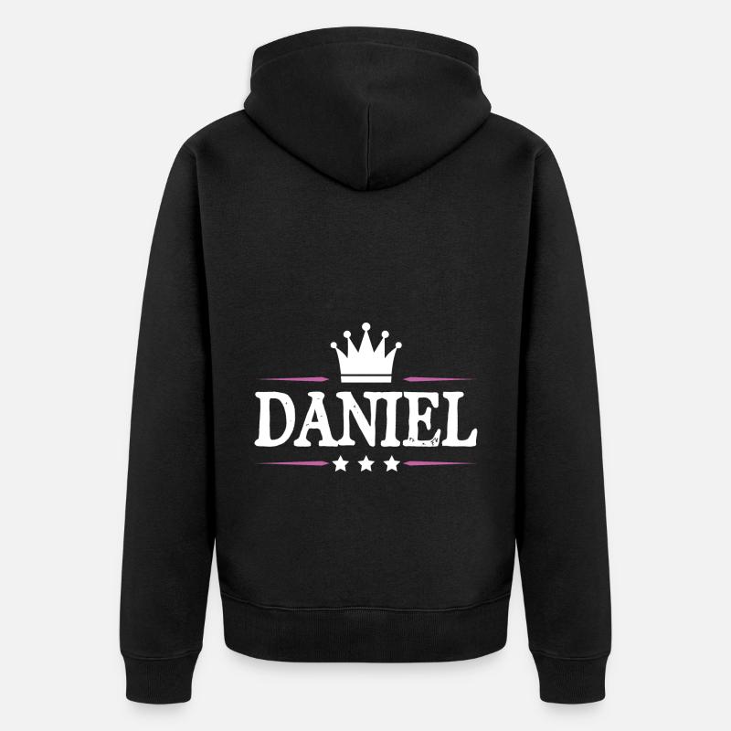 Daniel - Veste à capuche bio Premium Unisexe - noir