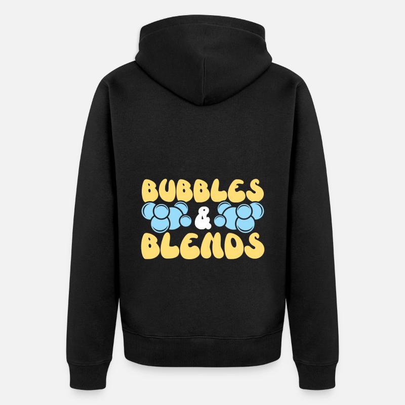 Savon artisanal Seif Bubbles & Blends - Veste à capuche bio Premium Unisexe - noir
