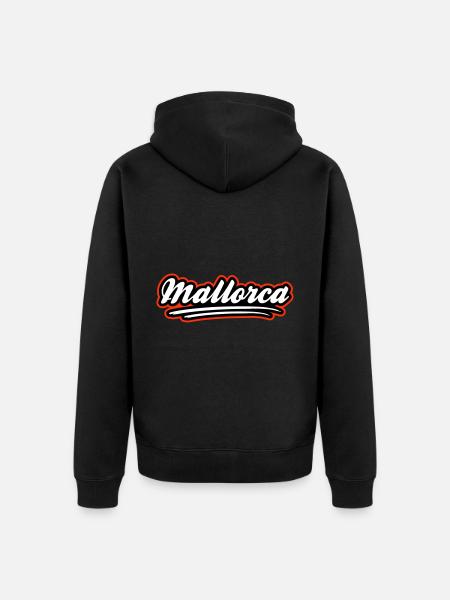 Mallorca Stylish - Unisex Premium Organic Zip Hoodie - black