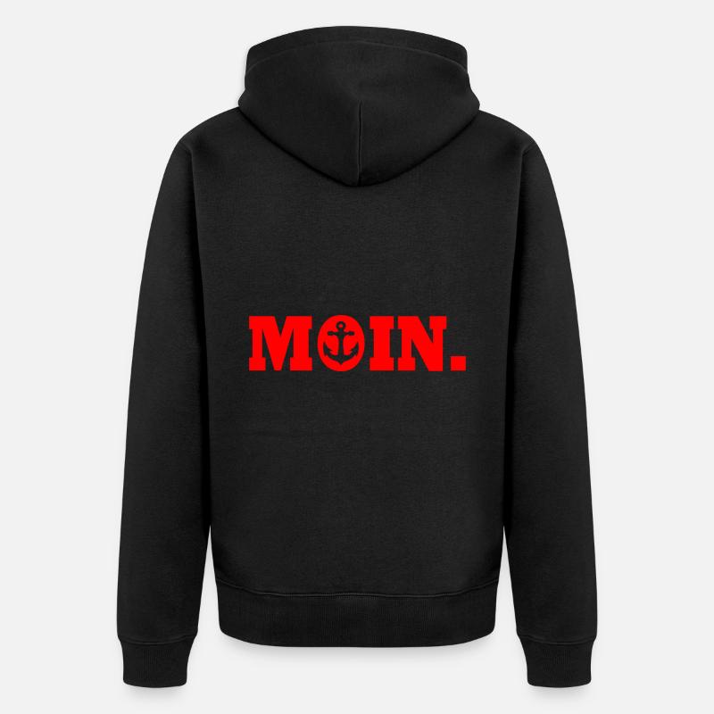 Moin - Veste à capuche bio Premium Unisexe - noir