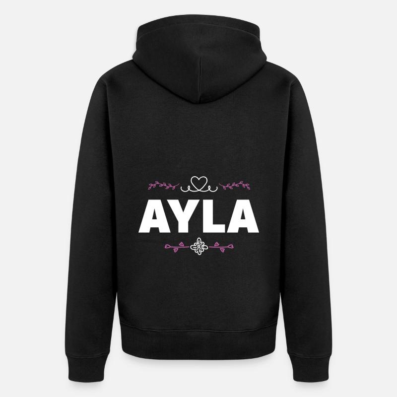 Cécile - Veste à capuche bio Premium Unisexe - noir