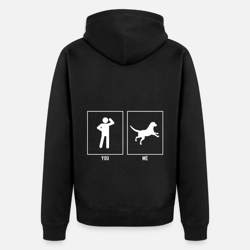 Vous - I - Falling Dog - Veste à capuche bio Premium Unisexe - noir