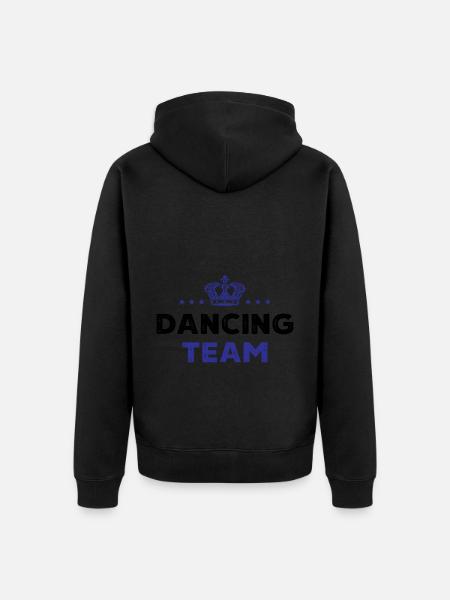 Dancing Team - Unisex Premium Bio Zip Hoodie - Schwarz