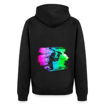 Lacrosse - Veste à capuche bio Premium Unisexe - noir - Dos - Nico (187cm)