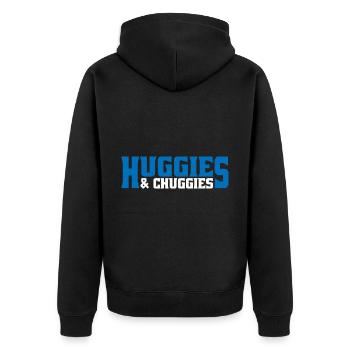 Huggies & Chuggies 31 - Veste à capuche bio Premium Unisexe - noir - Dos - Nico (187cm)