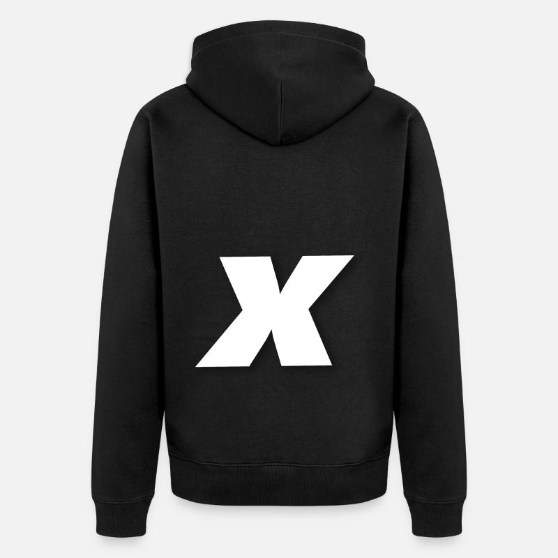 X ou temps - Veste à capuche bio Premium Unisexe - noir