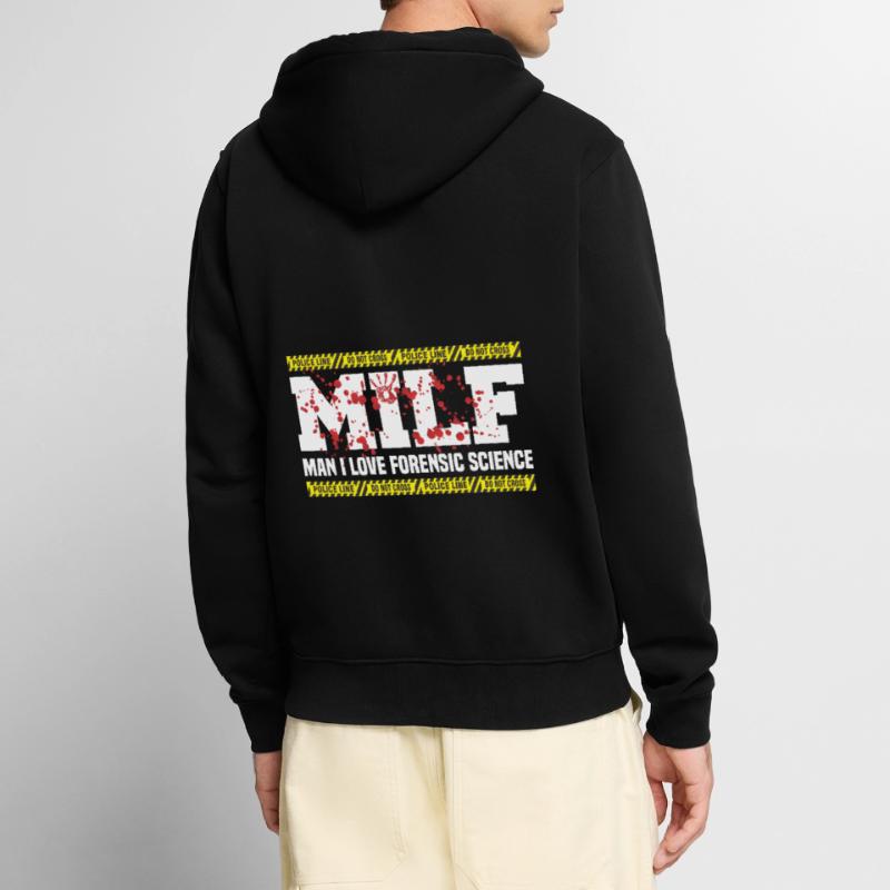 Forensic Scientist Forensic Forensic Science Unisex Premium Organic Zip Hoodie