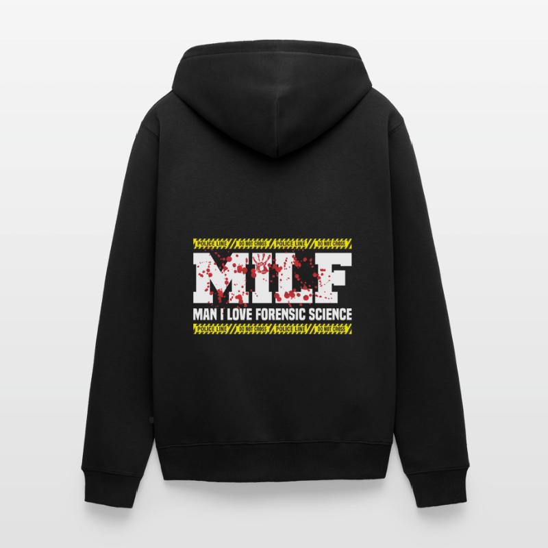 Forensic Scientist Forensic Forensic Science Unisex Premium Organic Zip Hoodie