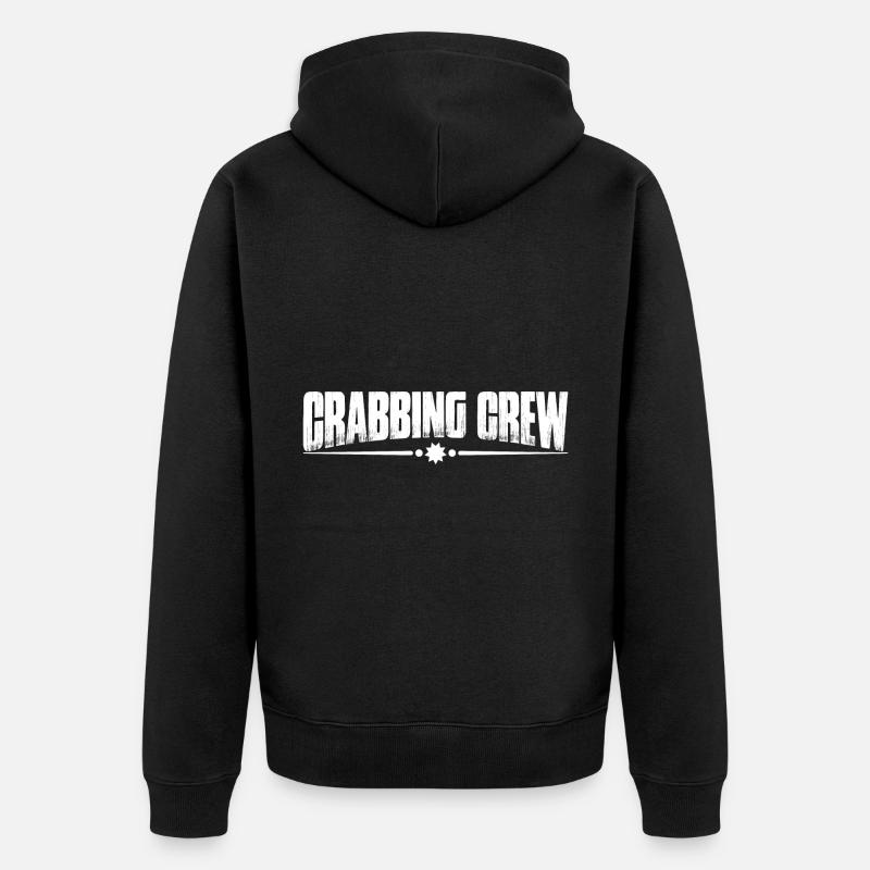 Crabbing Crew 8 - Unisex Premium Bio Zip Hoodie - Schwarz