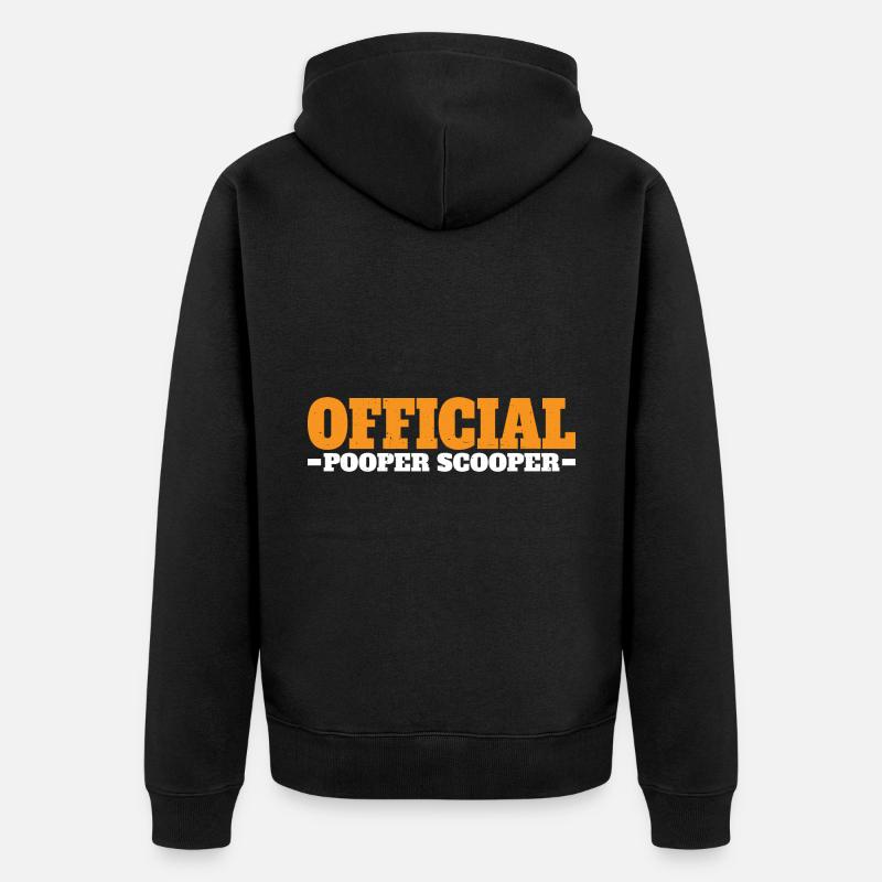 Pooper Scooper officiel 33 - Veste à capuche bio Premium Unisexe - noir