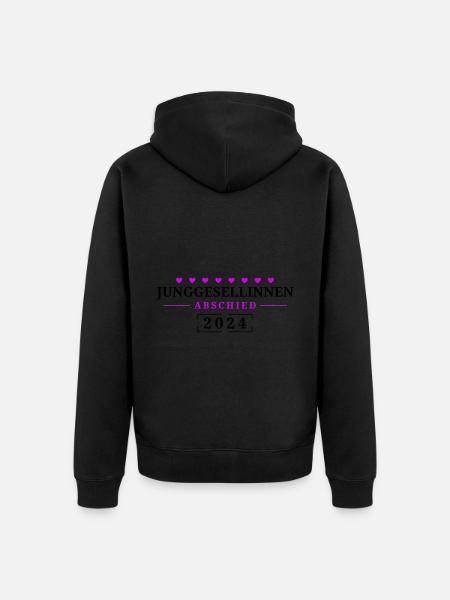 Jga 2024 Junggesellinnenabschied - Unisex Premium Bio Zip Hoodie - Schwarz